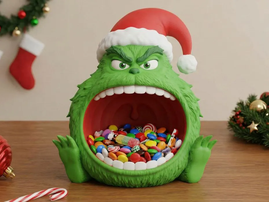 Grinch Candy Bowl