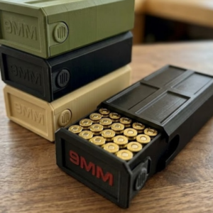 Stackable 9mm Cartridge Box