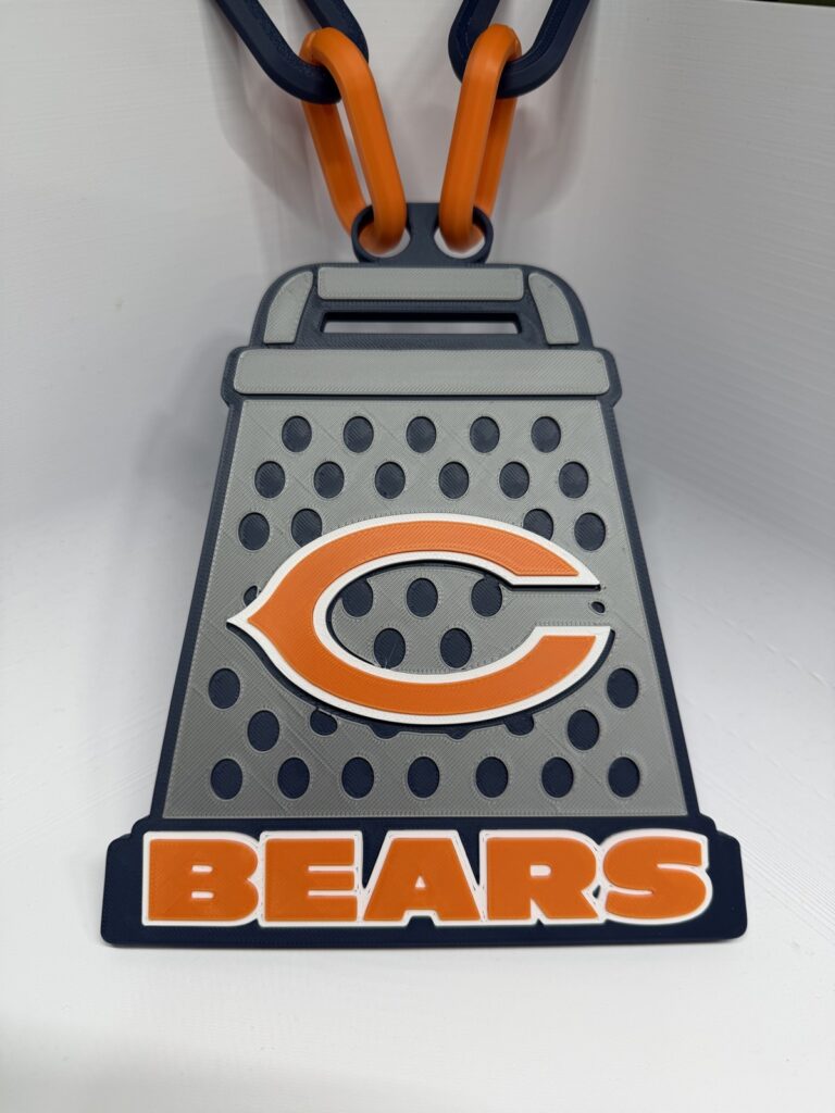 Chicago Bears Cheese Grater Hype Chain