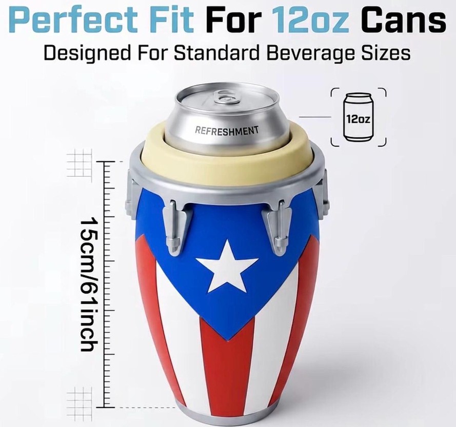 Conga 12 oz Can Holder – 3D Printed Beverage Holder - Image 2