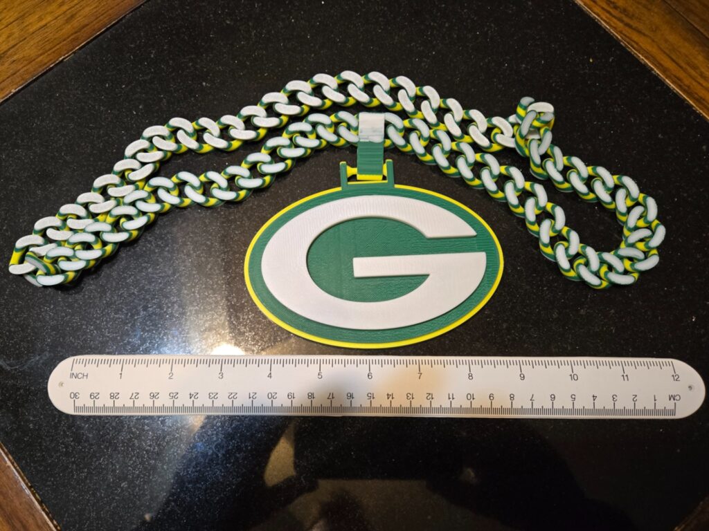 Green Bay Packers Cuban Style Chain