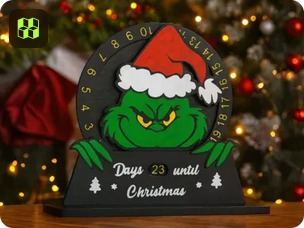 Grinch Christmas Countdown Calendar
